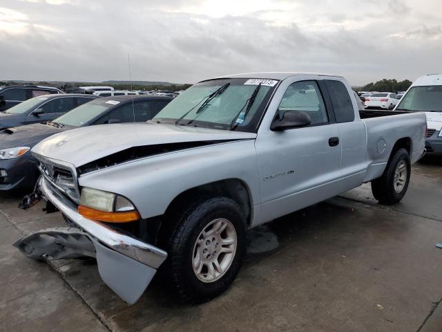 1B7GL22X21S336735 - 2001 DODGE DAKOTA SILVER photo 1