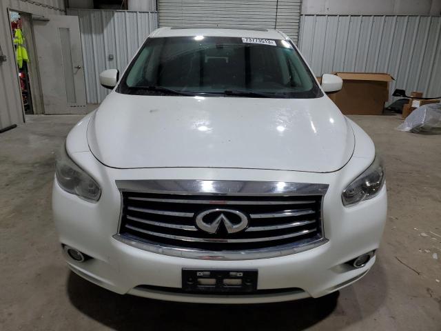 5N1CL0MNXEC524123 - 2014 INFINITI QX60 HYBRID WHITE photo 5