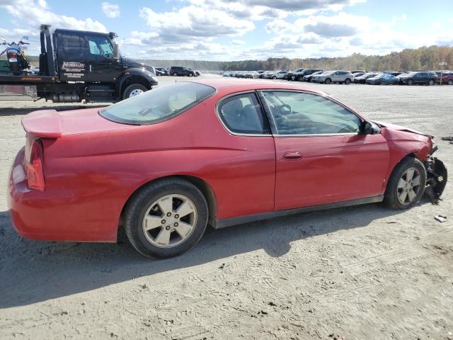 2G1WJ15K379165170 - 2007 CHEVROLET MONTE CARL LS RED photo 3