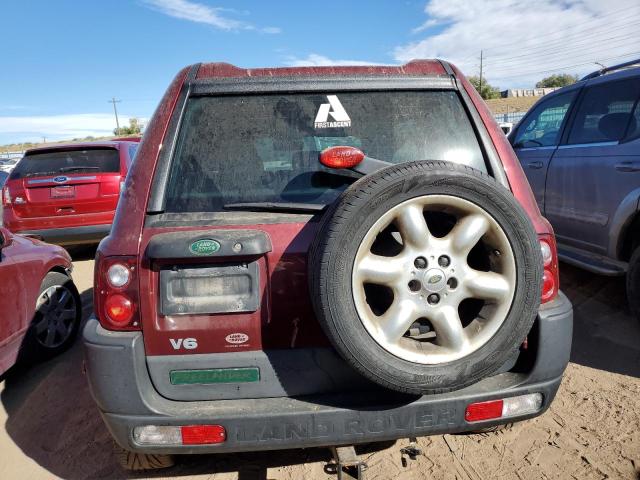 SALNY22232A368039 - 2002 LAND ROVER FREELANDER SE MAROON photo 6