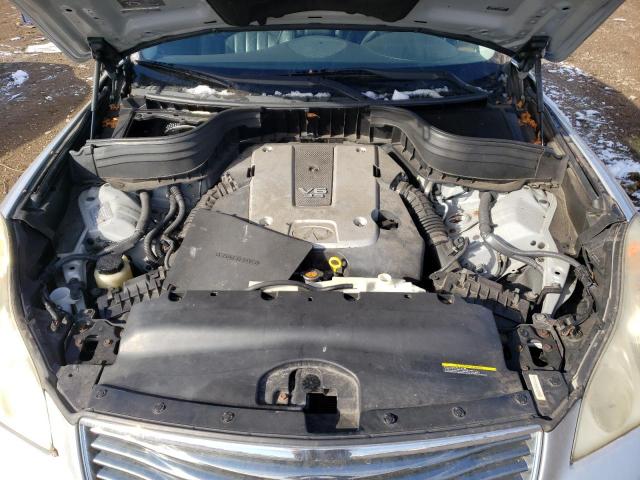 JNKAJ09F38M360875 - 2008 INFINITI EX35 BASE SILVER photo 11