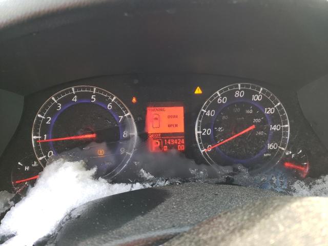 JNKAJ09F38M360875 - 2008 INFINITI EX35 BASE ვერცხლისფერი ფოტო 9