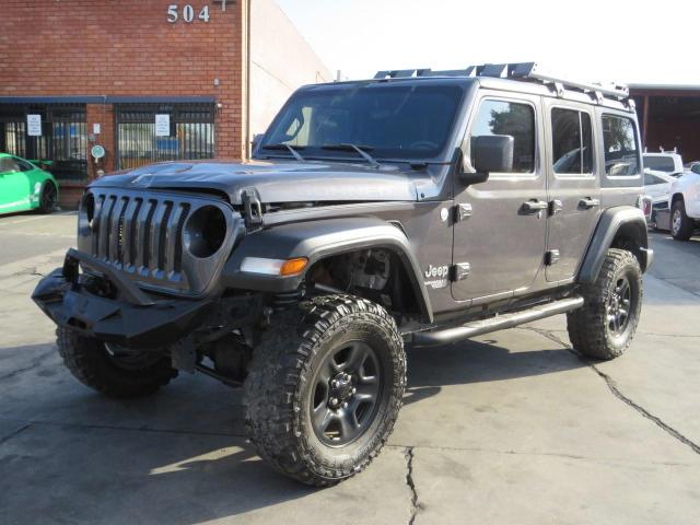 1C4HJXDG3JW272377 - 2018 JEEP WRANGLER U SPORT Сірий фото 2