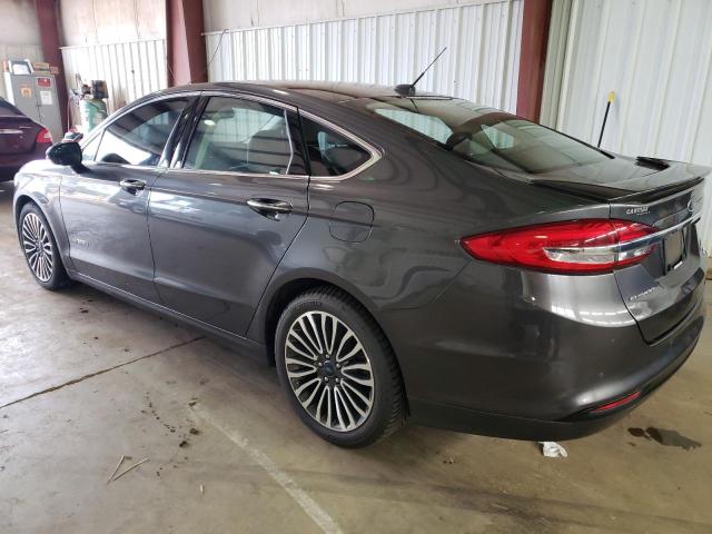 3FA6P0RU9JR206999 - 2018 FORD FUSION TITANIUM/PLATINUM HEV GRAY photo 2