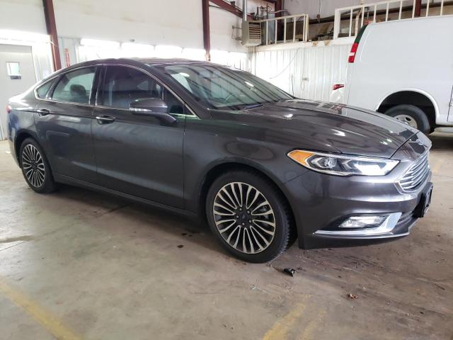 3FA6P0RU9JR206999 - 2018 FORD FUSION TITANIUM/PLATINUM HEV GRAY photo 4