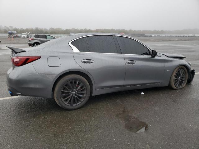 JN1EV7AR1JM435524 - 2018 INFINITI Q50 LUXE SILVER photo 3