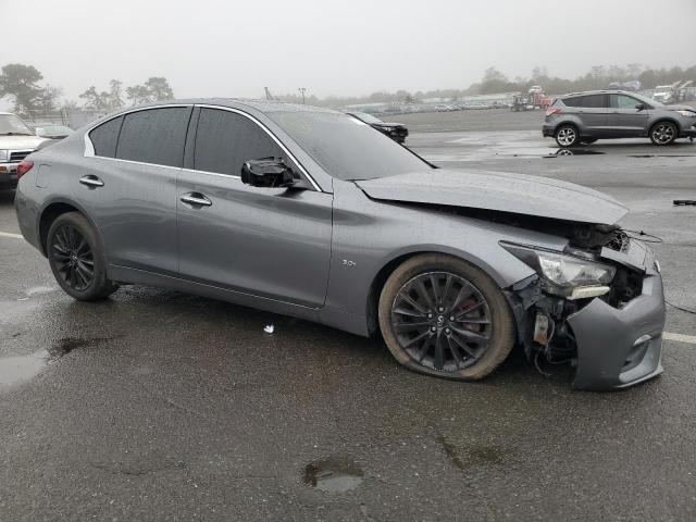 JN1EV7AR1JM435524 - 2018 INFINITI Q50 LUXE SILVER photo 4