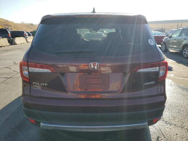 5FNYF6H51KB096679 - 2019 HONDA PILOT EXL BURGUNDY photo 6