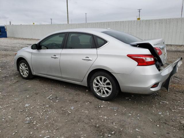 3N1AB7AP6KY393498 - 2019 NISSAN SENTRA S SILVER photo 2