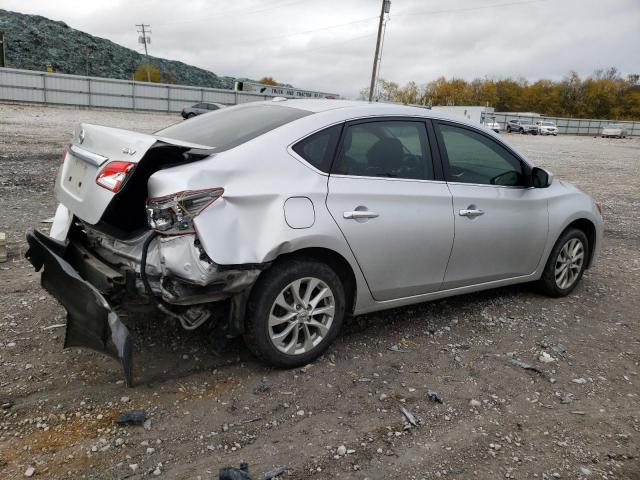 3N1AB7AP6KY393498 - 2019 NISSAN SENTRA S SILVER photo 3