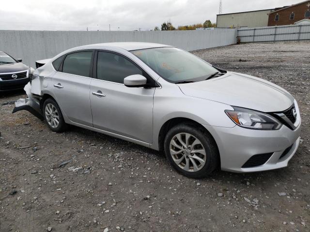 3N1AB7AP6KY393498 - 2019 NISSAN SENTRA S SILVER photo 4