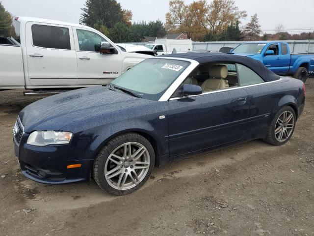 WAUDF48H39K011042 - 2009 AUDI A4 2.0T CABRIOLET QUATTRO BLUE photo 1