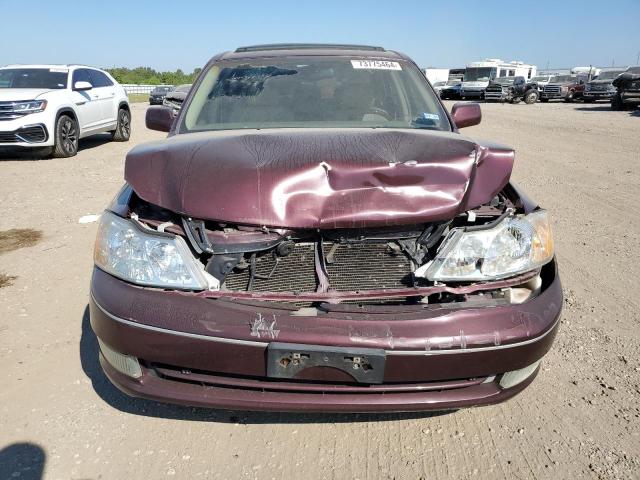 4T1BF28BX4U367555 - 2004 TOYOTA AVALON XL MAROON photo 5