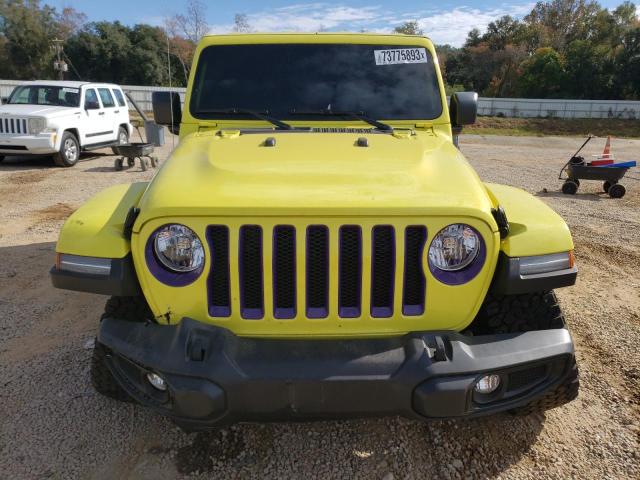 1C4HJXDG7PW643775 - 2023 JEEP WRANGLER SPORT YELLOW photo 5