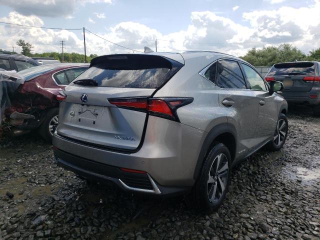 JTJGJRDZ4L2129115 - 2020 LEXUS NX 300H GRAY photo 4