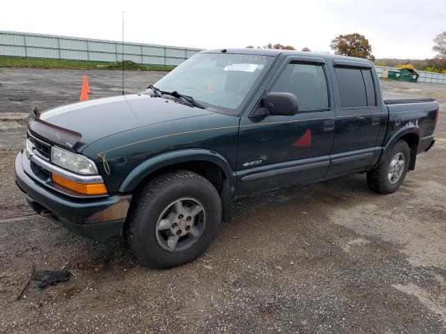 1GCDT13X04K101444 - 2004 CHEVROLET S TRUCK S10 GREEN photo 1