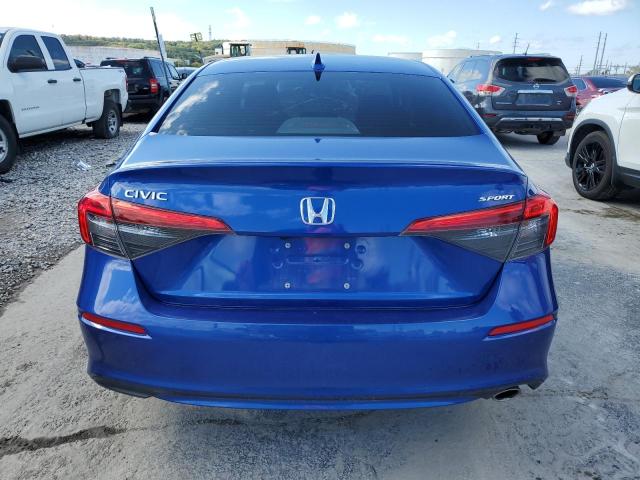 2HGFE2F55NH513646 - 2022 HONDA CIVIC SPORT ლურჯი ფოტო 6