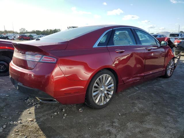 3LN6L2GK1DR801588 - 2013 LINCOLN MKZ RED photo 3