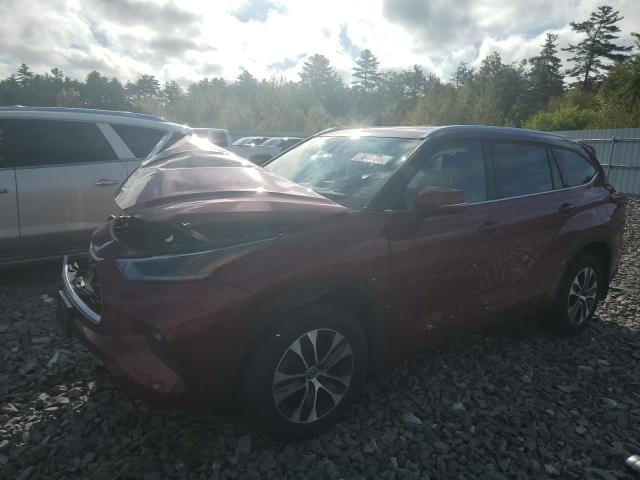 5TDGZRBH5MS541818 - 2021 TOYOTA HIGHLANDER XLE RED photo 1