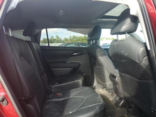 5TDGZRBH5MS541818 - 2021 TOYOTA HIGHLANDER XLE RED photo 11