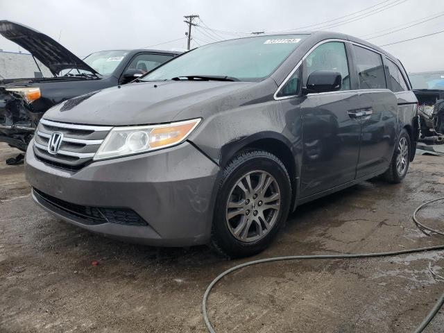 5FNRL5H42BB023223 - 2011 HONDA ODYSSEY EX GRAY photo 1