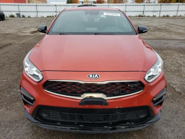 KNAF45A77L5059073 - 2020 KIA FORTE GT ORANGE photo 5