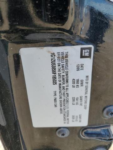 1G1ZU53856F185025 - 2006 CHEVROLET MALIBU LTZ შავი ფოტო 12