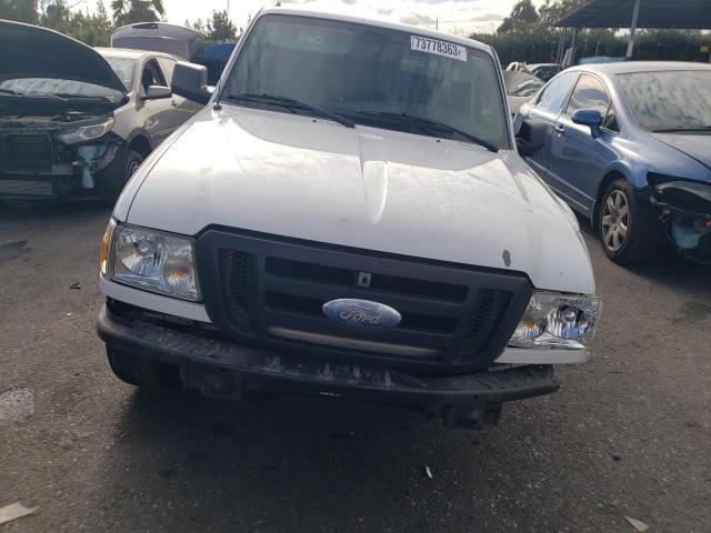 1FTYR10D17PA27095 - 2007 FORD RANGER WHITE photo 5