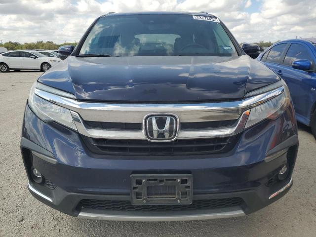 5FNYF5H62KB025672 - 2019 HONDA PILOT TOURING BLUE photo 5