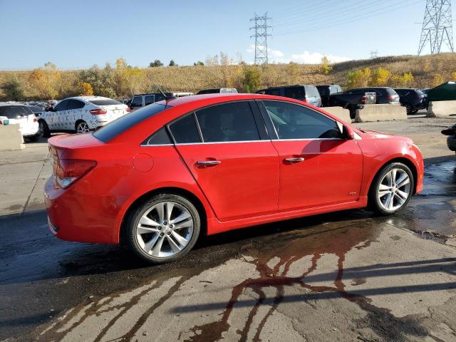 1G1PG5SB2E7328534 - 2014 CHEVROLET CRUZE LTZ RED photo 3