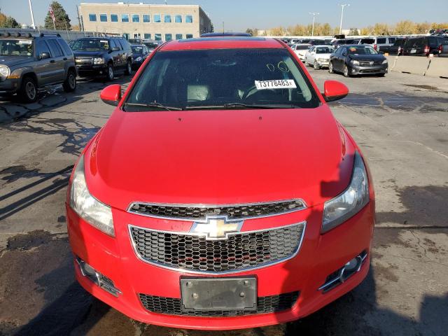 1G1PG5SB2E7328534 - 2014 CHEVROLET CRUZE LTZ RED photo 5