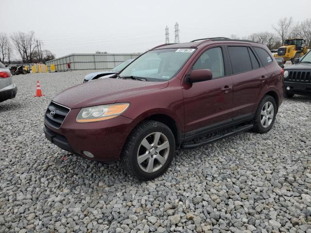 5NMSH73E09H232998 - 2009 HYUNDAI SANTA FE SE BURGUNDY photo 1