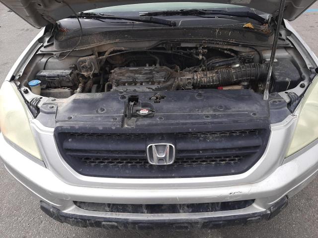 5FNYF18465B032801 - 2005 HONDA PILOT EX SILVER photo 12