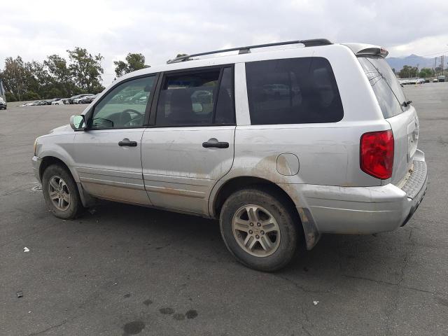 5FNYF18465B032801 - 2005 HONDA PILOT EX SILVER photo 2