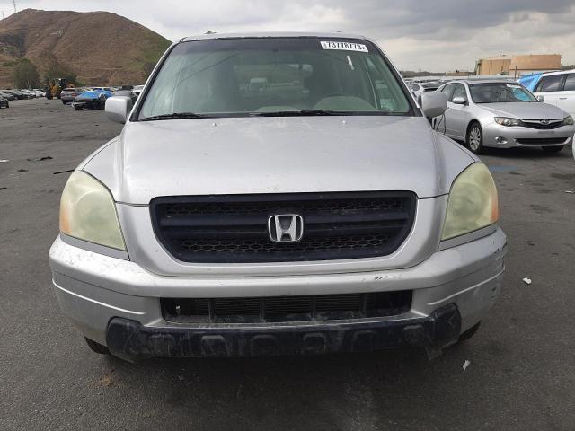 5FNYF18465B032801 - 2005 HONDA PILOT EX SILVER photo 5