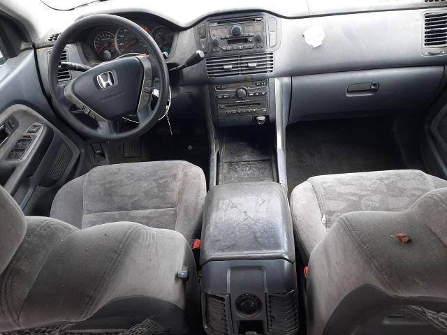 5FNYF18465B032801 - 2005 HONDA PILOT EX SILVER photo 8