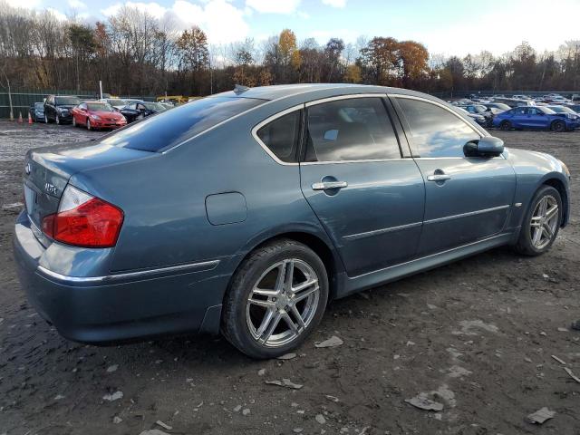 JNKAY01F28M654209 - 2008 INFINITI M35 BASE BLUE photo 3