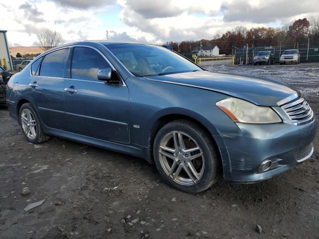 JNKAY01F28M654209 - 2008 INFINITI M35 BASE BLUE photo 4