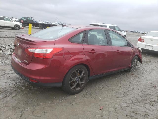 1FADP3F28EL207030 - 2014 FORD FOCUS SE RED photo 3