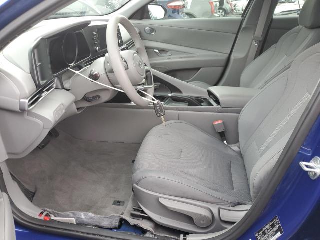 5NPLL4AG8MH049396 - 2021 HYUNDAI ELANTRA SE BLUE photo 7