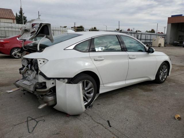 1HGCV1F10JA007953 - 2018 HONDA ACCORD LX WHITE photo 3