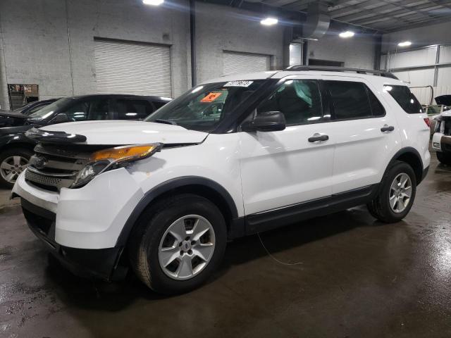 1FM5K8B84DGB55418 - 2013 FORD EXPLORER WHITE photo 1