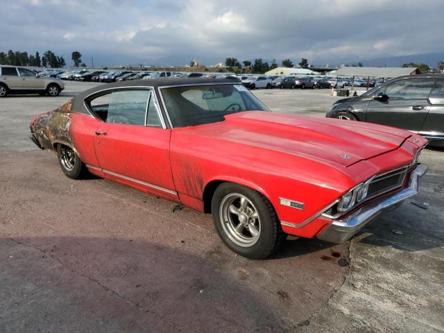 136378Z130668 - 1968 CHEVROLET CHEVELL RED photo 4