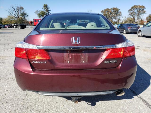 1HGCR2F71EA166758 - 2014 HONDA ACCORD EX MAROON photo 6