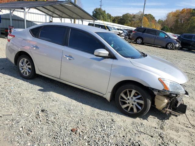 3N1AB7AP3DL737742 - 2013 NISSAN SENTRA S SILVER photo 4