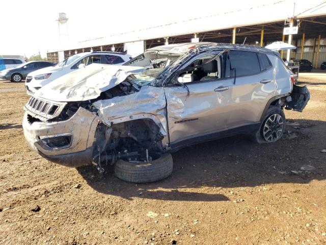 3C4NJDDB5MT564516 - 2021 JEEP COMPASS TRAILHAWK GRAY photo 1