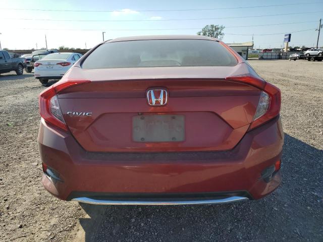 19XFC2F63KE020987 - 2019 HONDA CIVIC LX RED photo 6