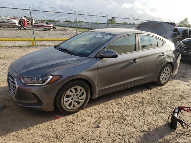 5NPD74LFXJH398066 - 2018 HYUNDAI ELANTRA SE GRAY photo 1