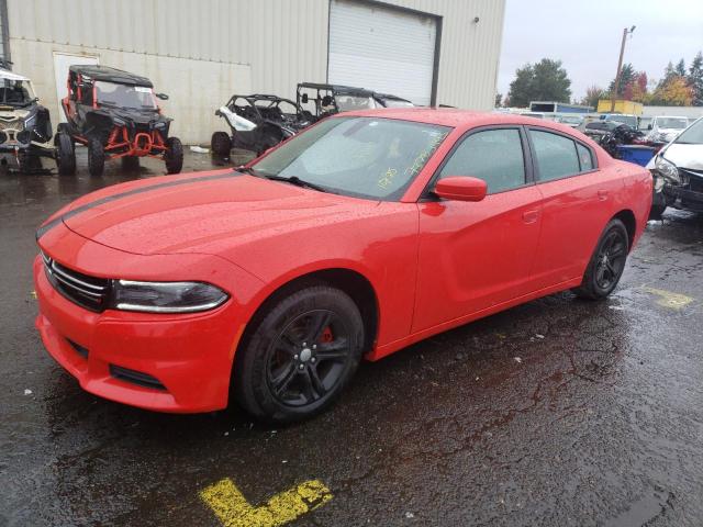 2C3CDXBG7HH612146 - 2017 DODGE CHARGER SE RED photo 1