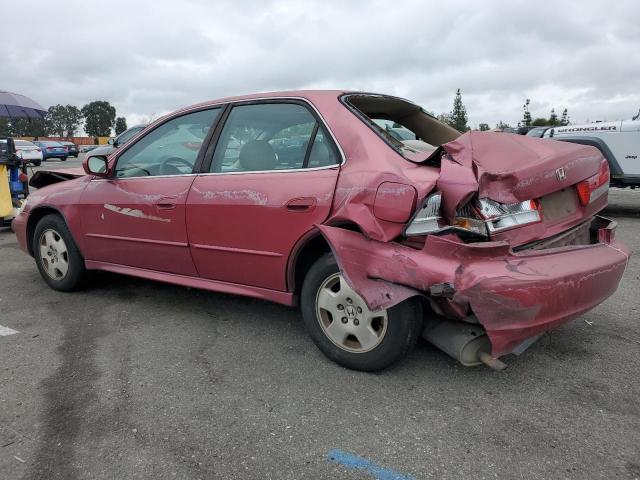 1HGCG16592A006332 - 2002 HONDA ACCORD EX RED photo 2